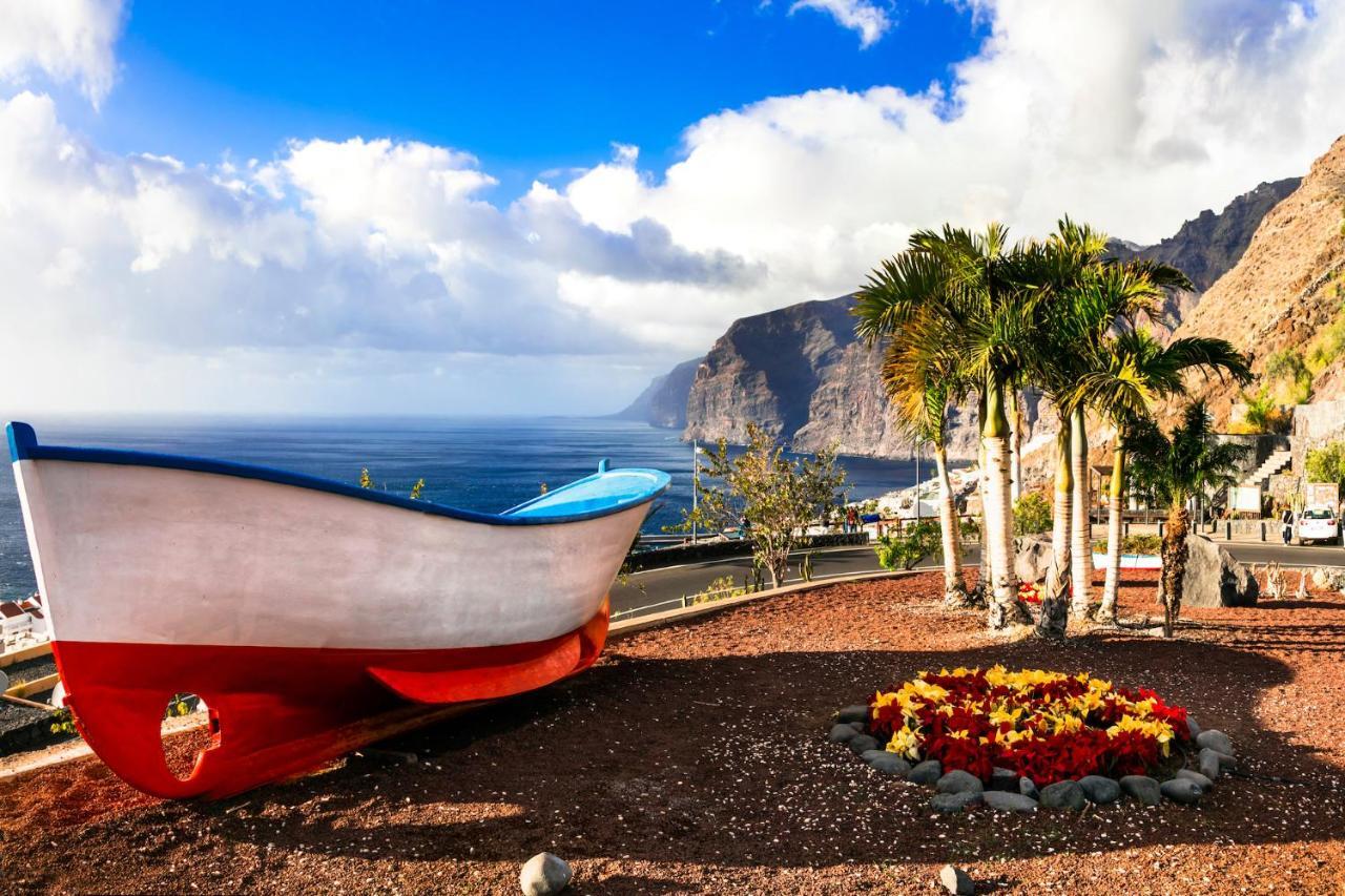 Large Terrace Apt Balcon Los Gigantes By Dreamhomestenerife Puerto de Santiago (Tenerife) Eksteriør billede